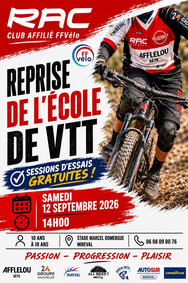 Ecole VTT 2026 - 2027