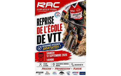 Ecole VTT 2026 - 2027